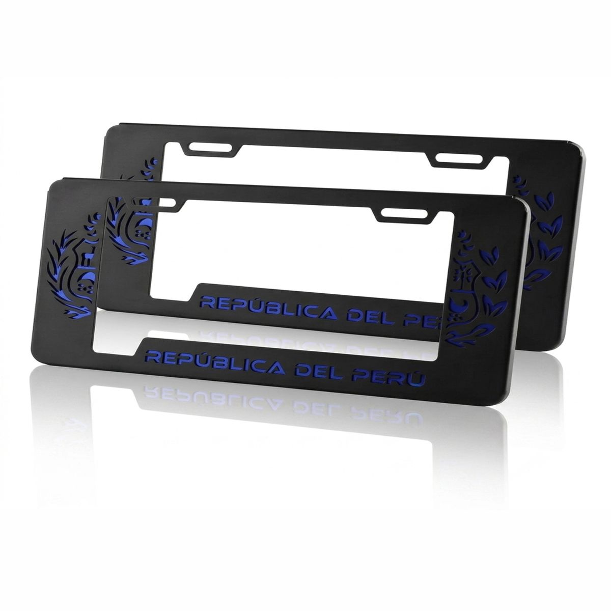 OEM - Portaplaca Universal República Del Perú Azul