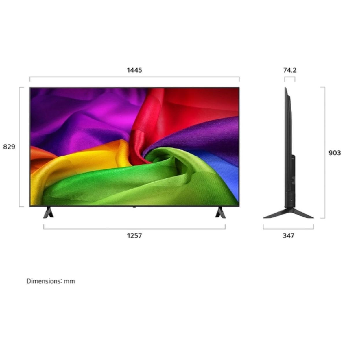Televisor LG 65" NANO 4K UHD AI Smart TV 65NU800BPSB - 2026, marca LG - Foto 2