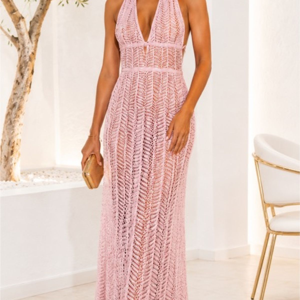 Ama Outfitters - VESTIDO TEJIDO COZUMEL SHINE