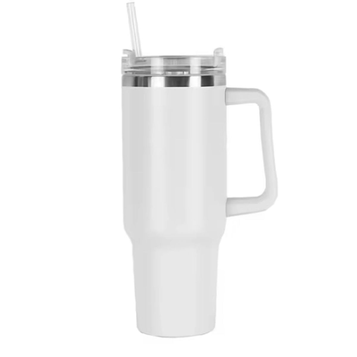 GENERICO - Termo tomatodo 1200ml Térmico ConTapa Rosca Acero Inoxidable Blanco