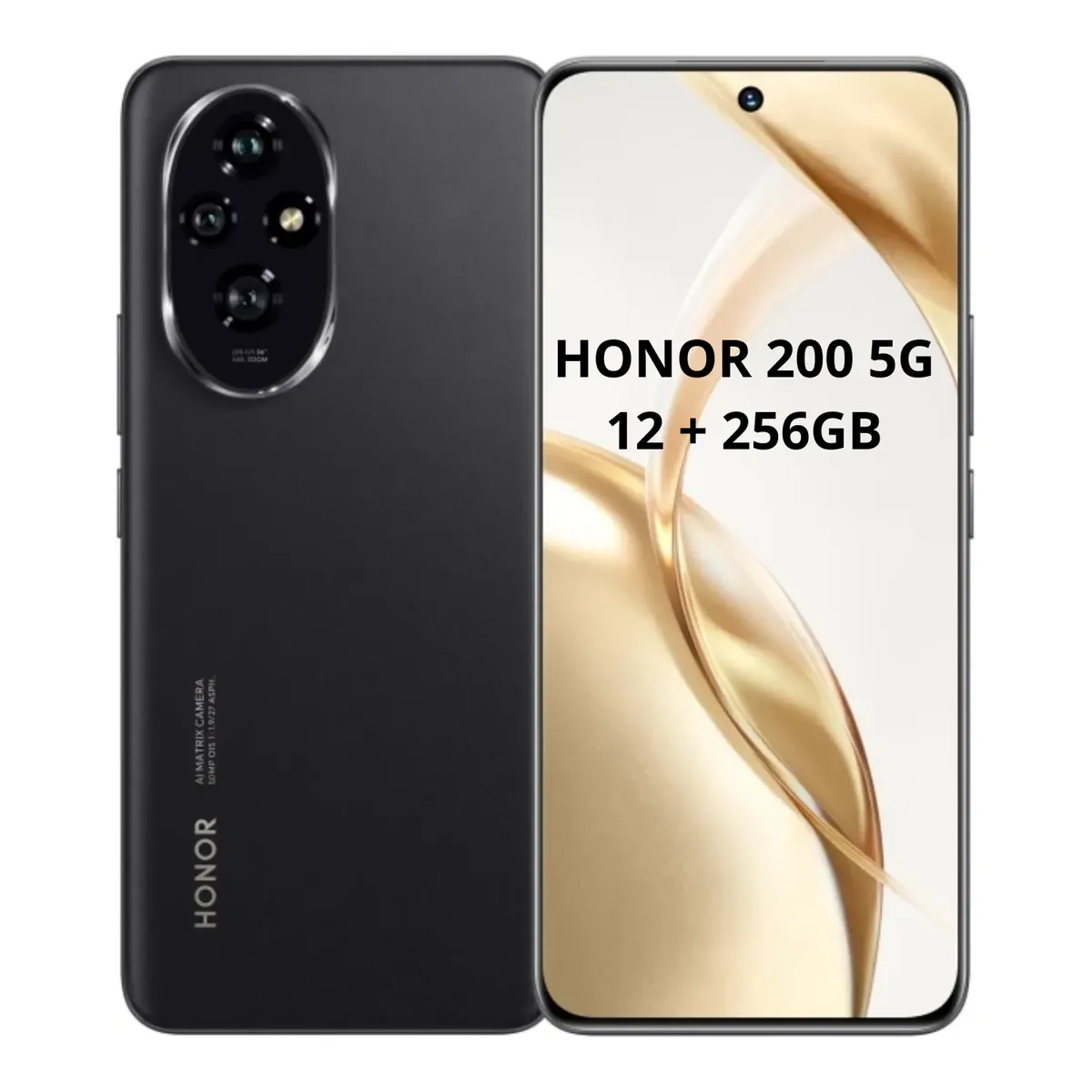 HONOR - Celular Honor 200 5G Dual Sim Phone 12 Gb Ram 256 Gb Rom Black Negro.
