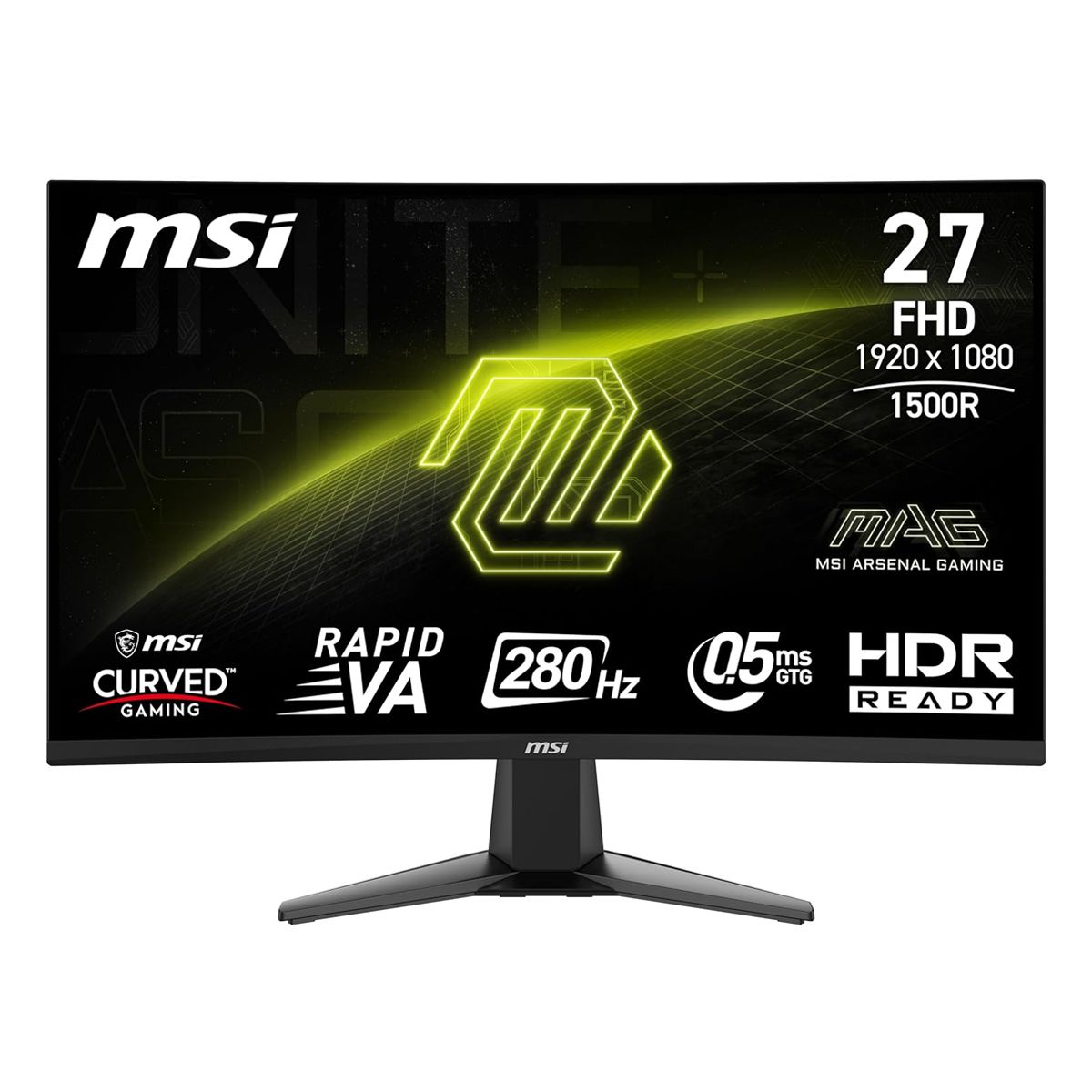 Msi - Monitor MSI MAG 276CXF 27 Curvo FHD 280Hz 0.5ms Adaptive-Sync