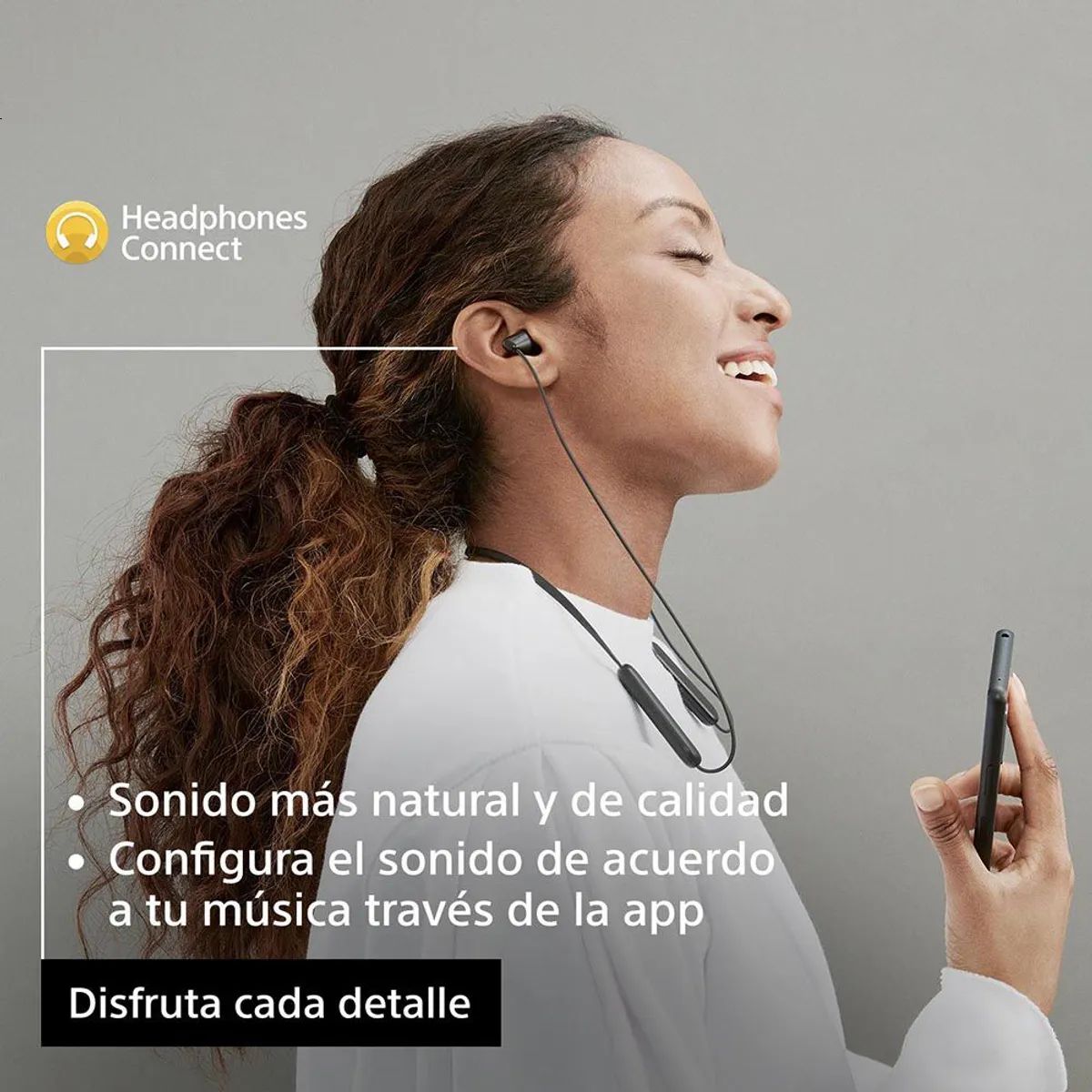 SONY - Sony Audífonos Bluetooth WI-C100 in Ear NEGRO