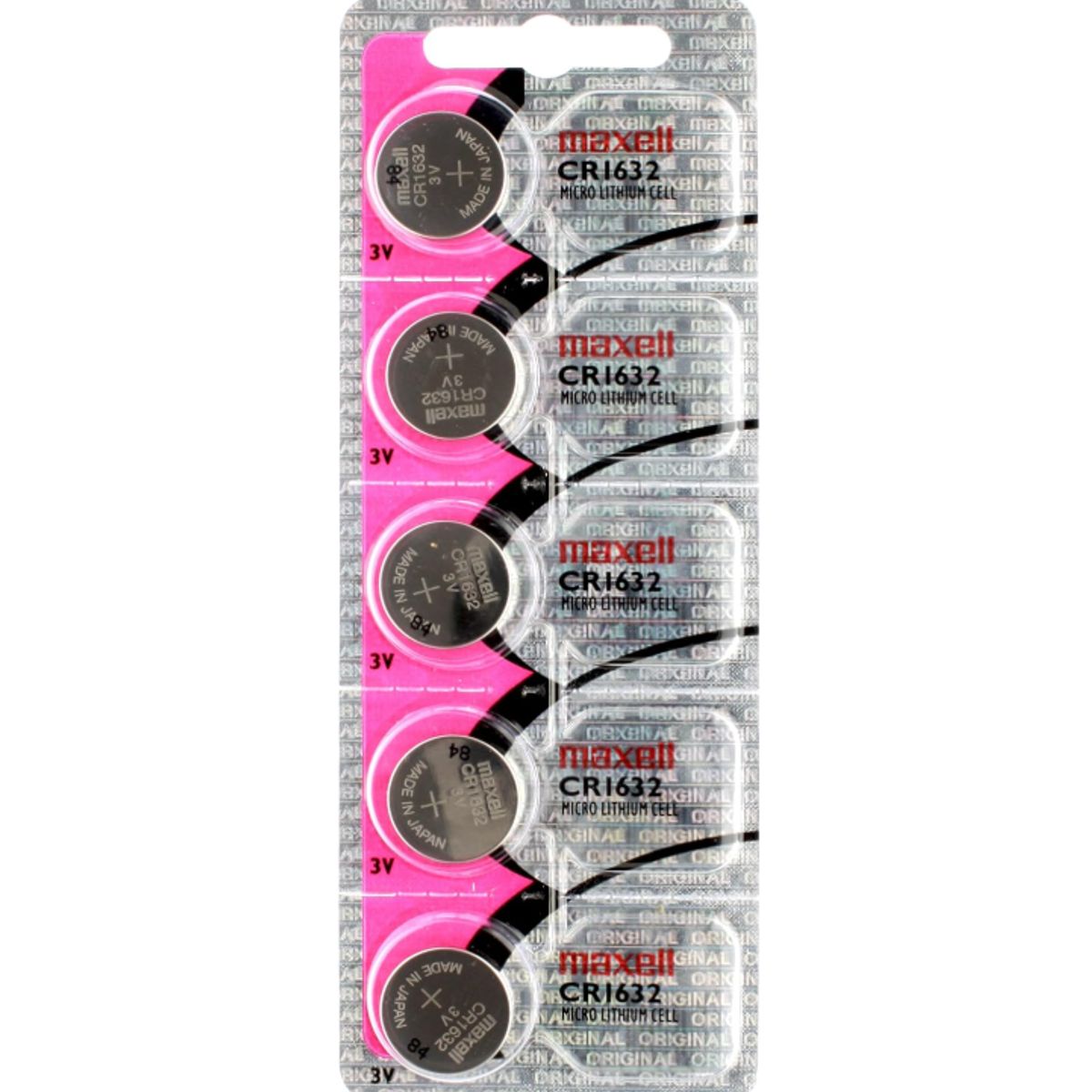 Pilas CR1632 de 3v Maxell Baterías de botón 5uds, marca MAXELL - Foto Principal