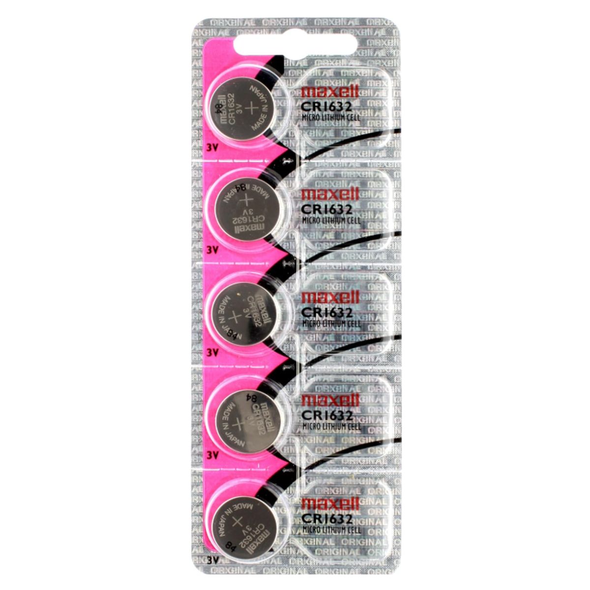 Pilas CR1632 de 3v Maxell Baterías de botón 5uds, marca MAXELL - Foto Principal