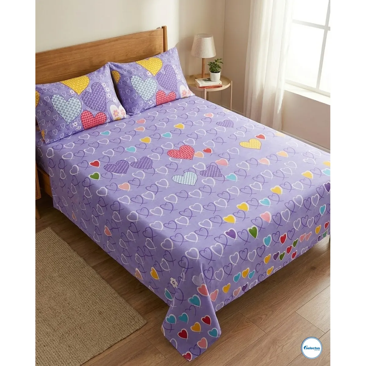 Juego de sabanas para cama de 2 PLAZAS, marca GENERICO - Foto Principal