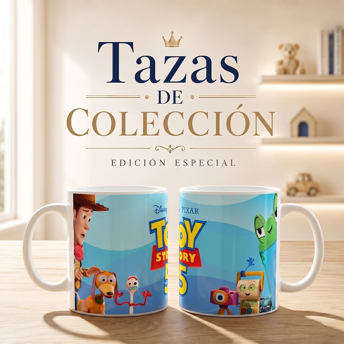 GENERICO - TAZA DE COLECCIÓN TOY STORY 5 EDICIÓN ESPECIAL