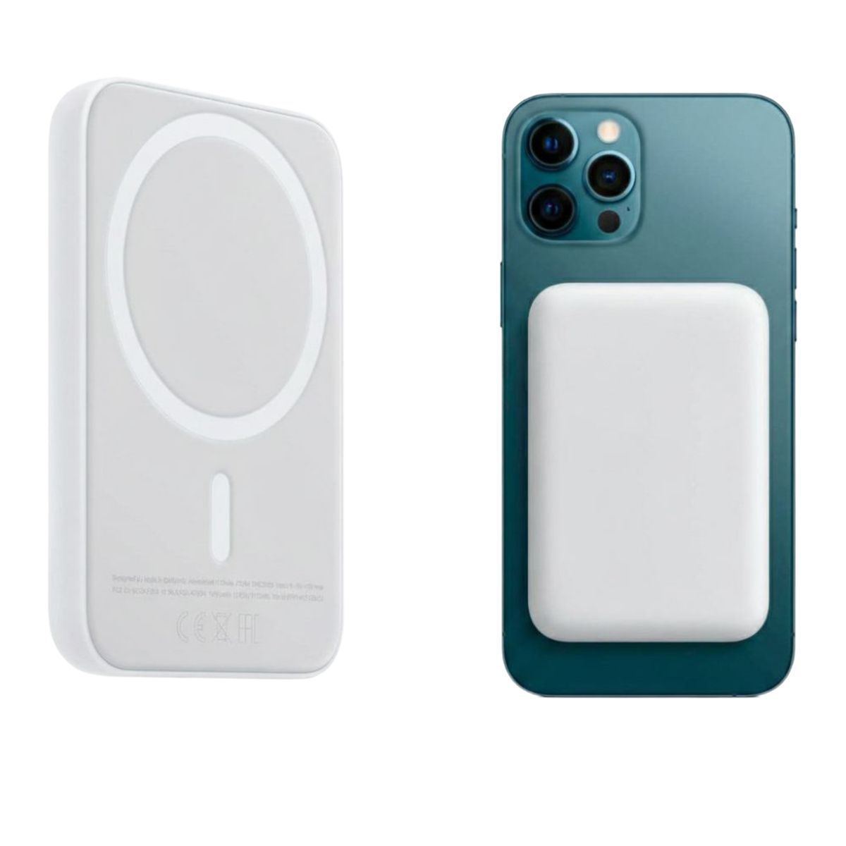 GENERICO - PACK CARGA RÁPIDA IPHONE BATERÍA MAGNÉTICA 5000MAH + CARGADOR 20W