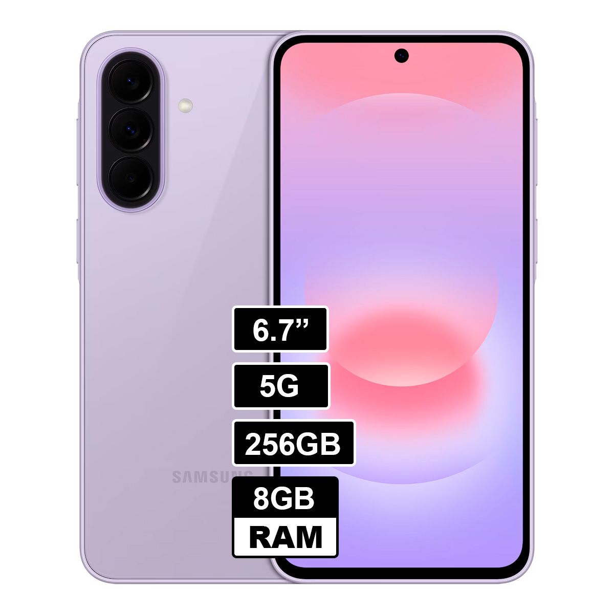 SAMSUNG - Celular Galaxy A37 5G 8GB 256GB Violeta