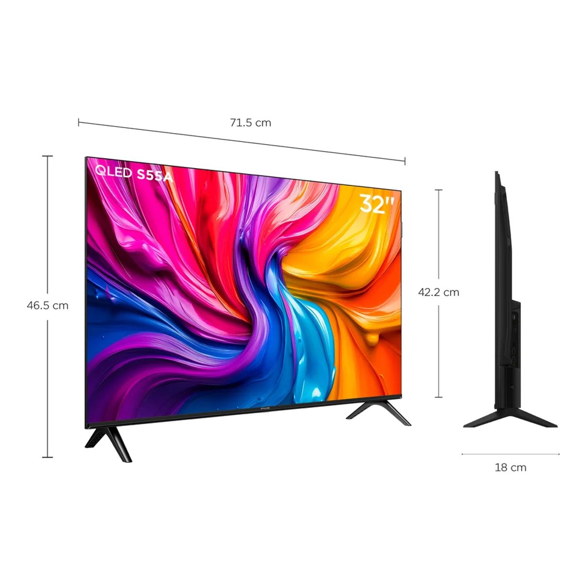 IFFALCON - TV iFFALCON 32 QLED FHD Google 32S55A by TCL