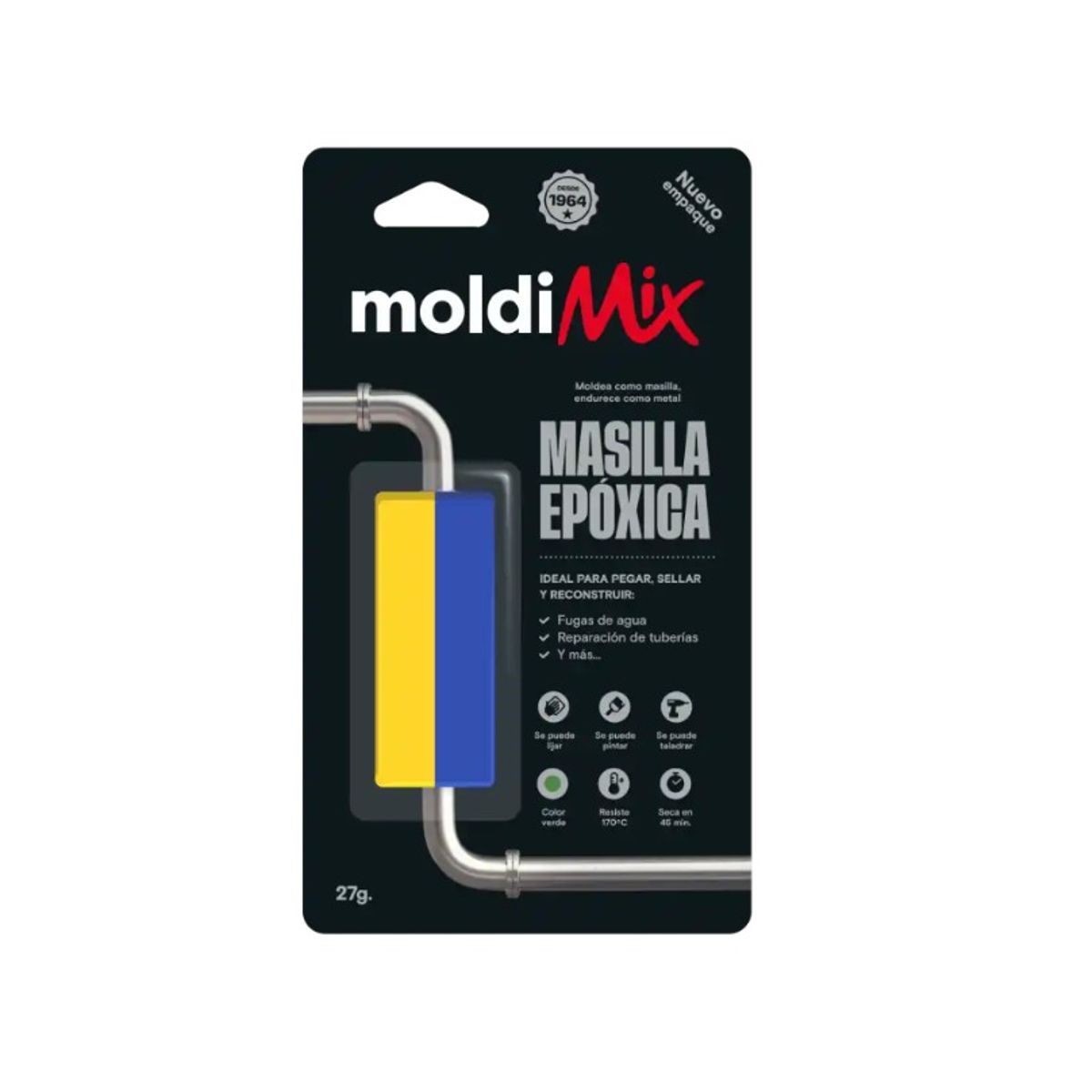 SOLDIMIX - Pack 6 Pegamento de Construcción Moldimix Soldimix 27gr.