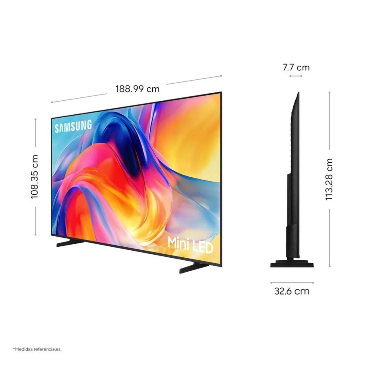 SAMSUNG - Televisor Samsung  85" Mini LED UN85M70HAGXPE Vision AI Smart TV - Nuevo 2026