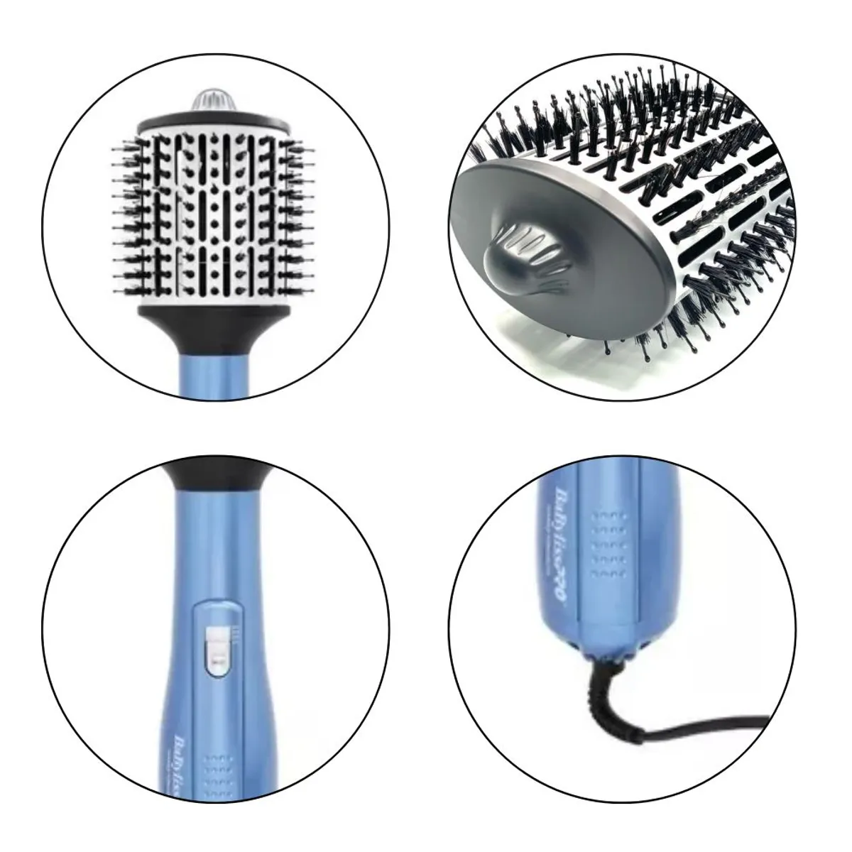 Babyliss Pro - Cepillo Secador de Aire Caliente BaBylissPRO 3.5″89mm BNTHB350PE