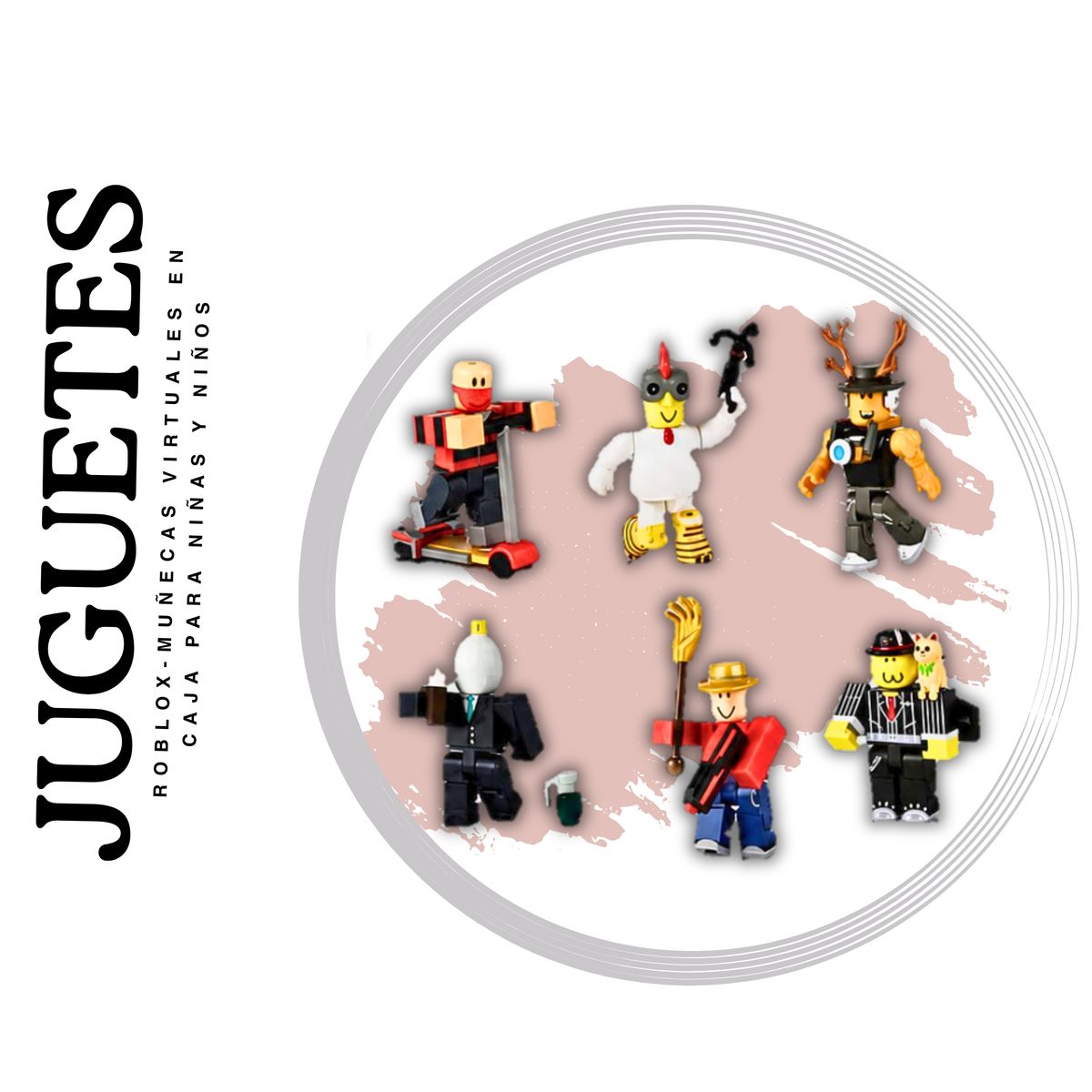 GENERICO - 6 figuras de acción coleccionables - ROBLOX