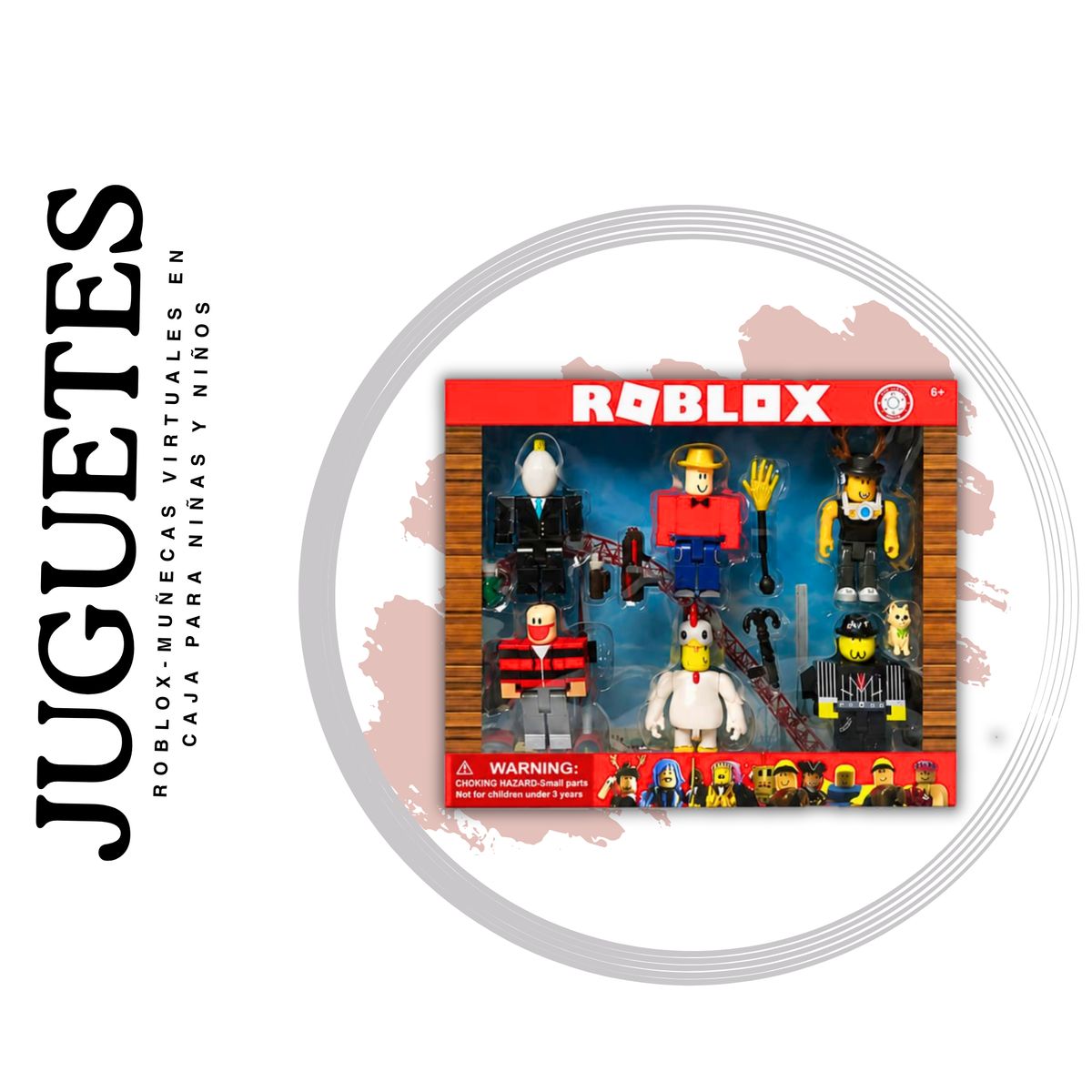 GENERICO - 6 figuras de acción coleccionables - ROBLOX