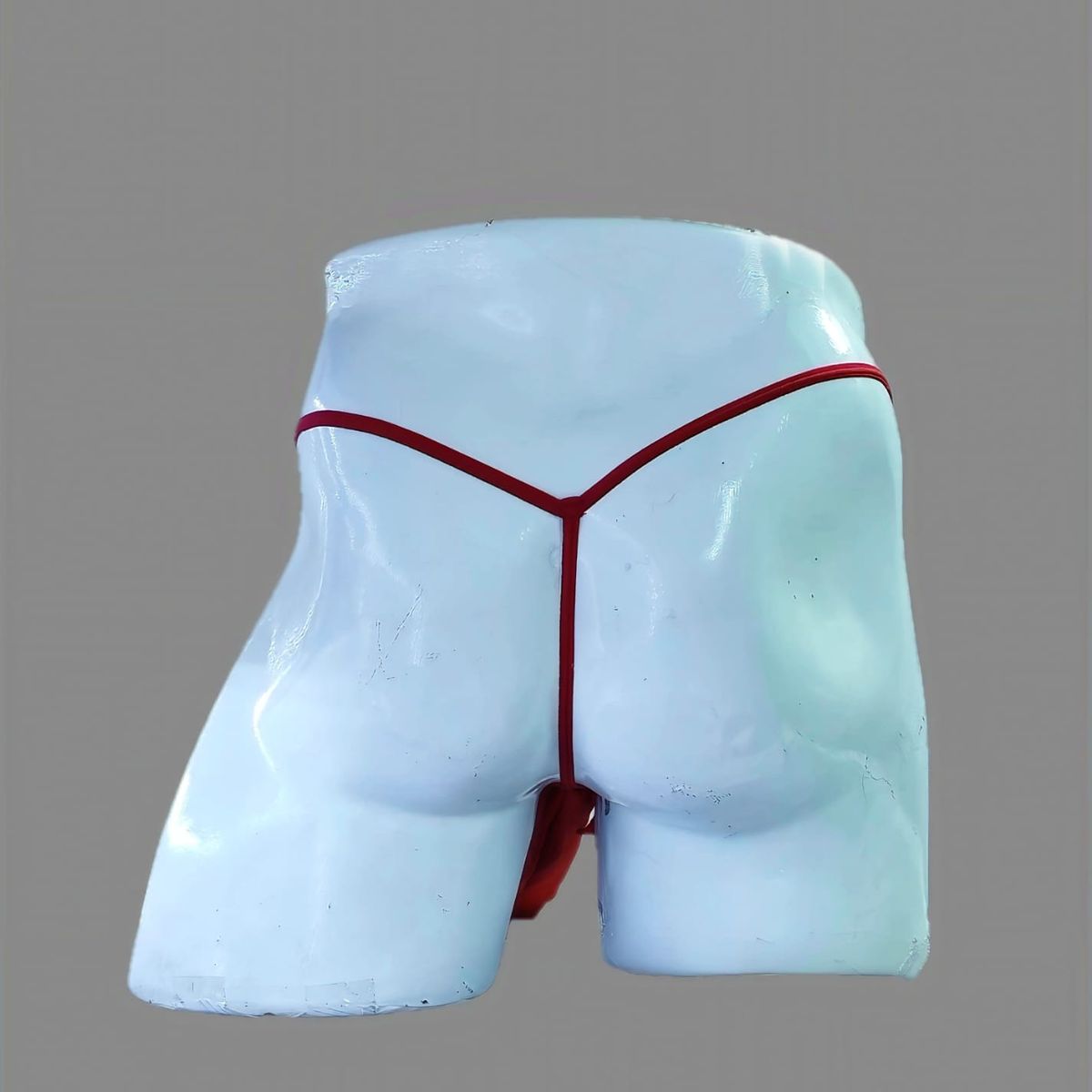 GENERICO - HILO DENTAL Caballero de ELEFANTE  color Rojo Talla SM   DEALCOBA