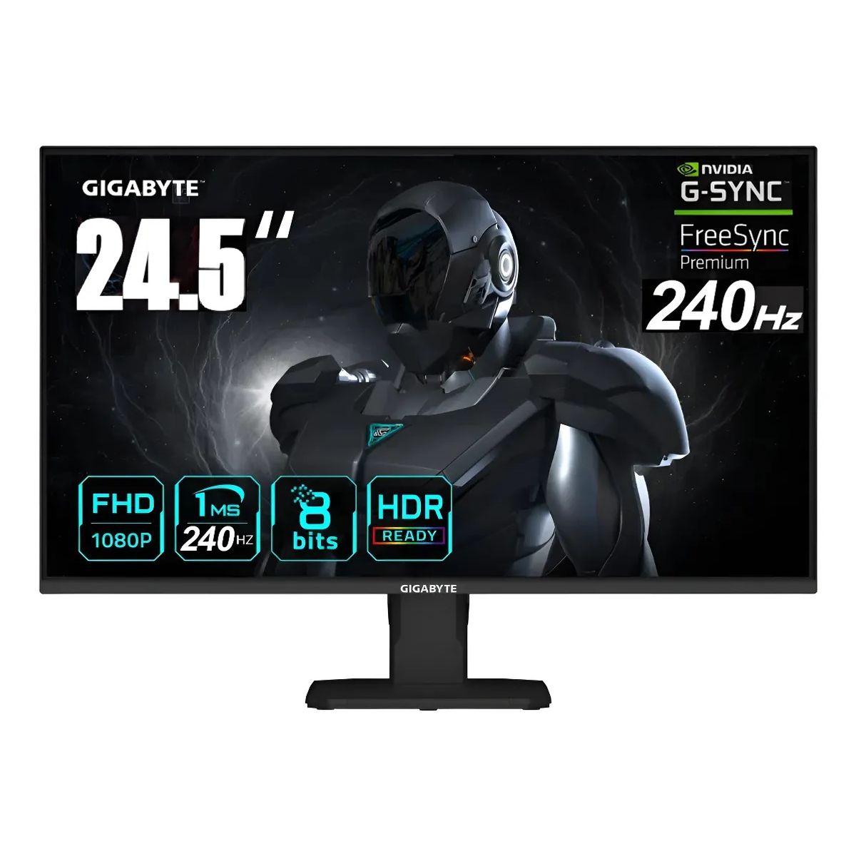 GIGABYTE - MONITOR GIGABYTE 25 240HZ 1MS GS25F2A Gaming DP 300CAND IPS PARL 2W