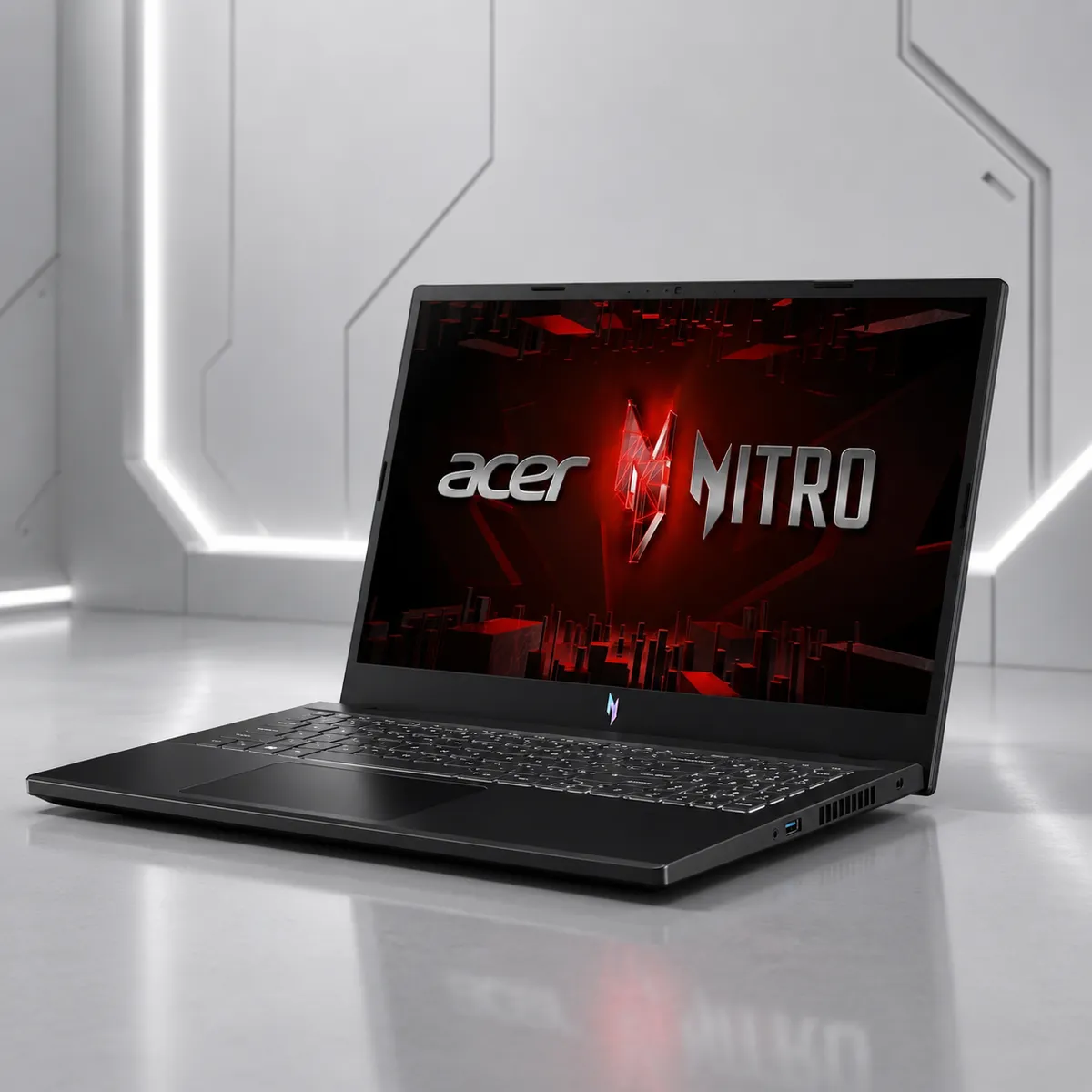 ACER - Laptop Acer Nitro V15 ANV15-51-711U i7 16GB 512GB RTX4050 15.6 Black