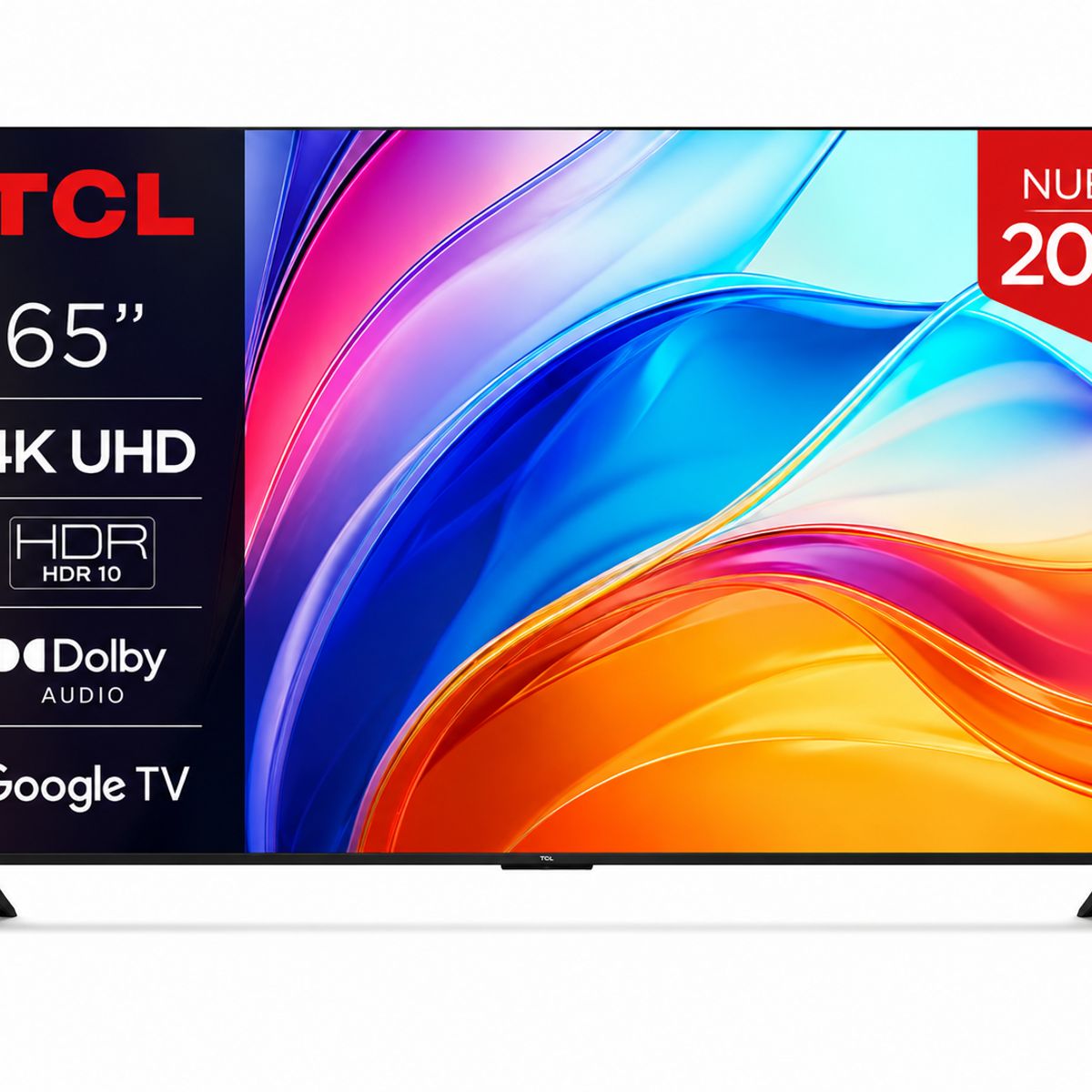 TCL - Smart TV TCL 65” UHD 4K Google TV  Modelo 65V6C