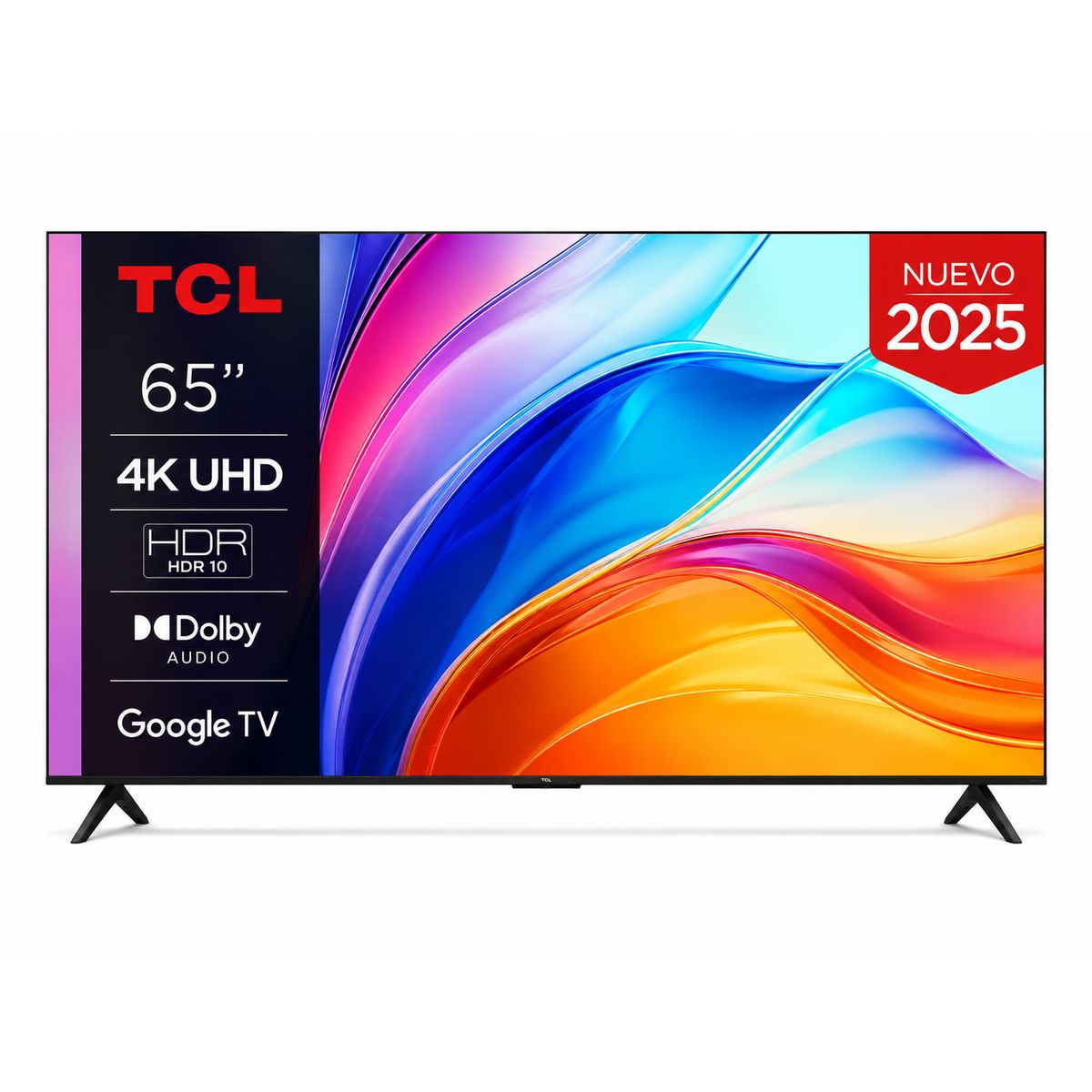 TCL - Smart TV TCL 65” UHD 4K Google TV  Modelo 65V6C