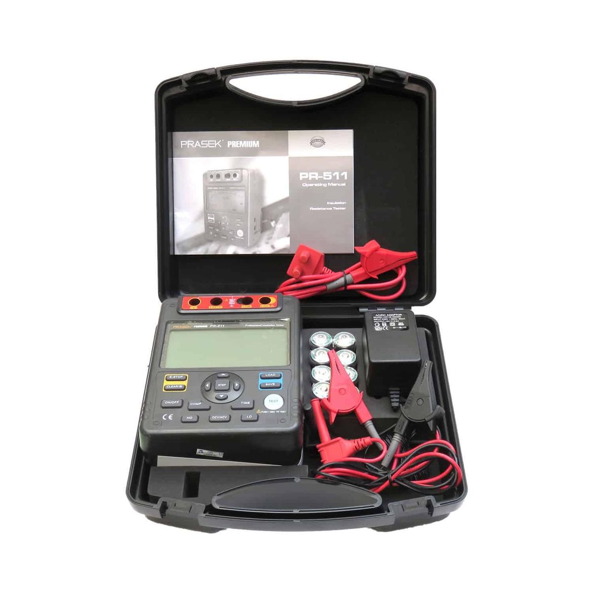 Megohmetro digital PR-511 PRASEK con adaptador 1000V, marca PRASEK - Foto 2