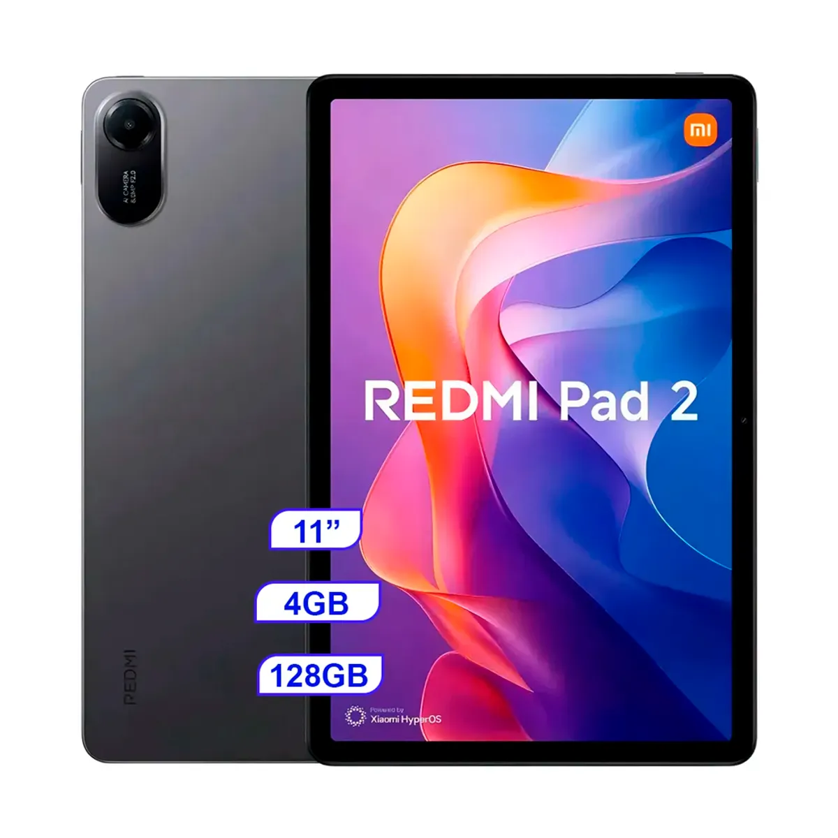 XIAOMI - TABLET REDMI PAD 2 4RAM 128GB WIFI GRIS GRAFITO.