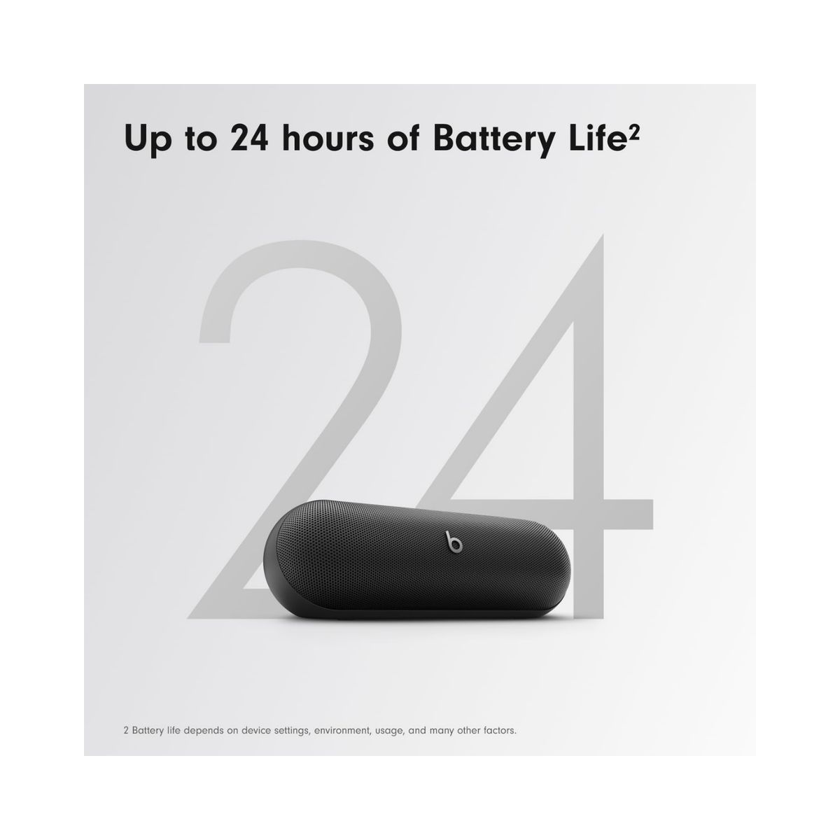 Beats - Beats Pill Negro Mate Parlante Inalámbrico Compatible con Apple y Android
