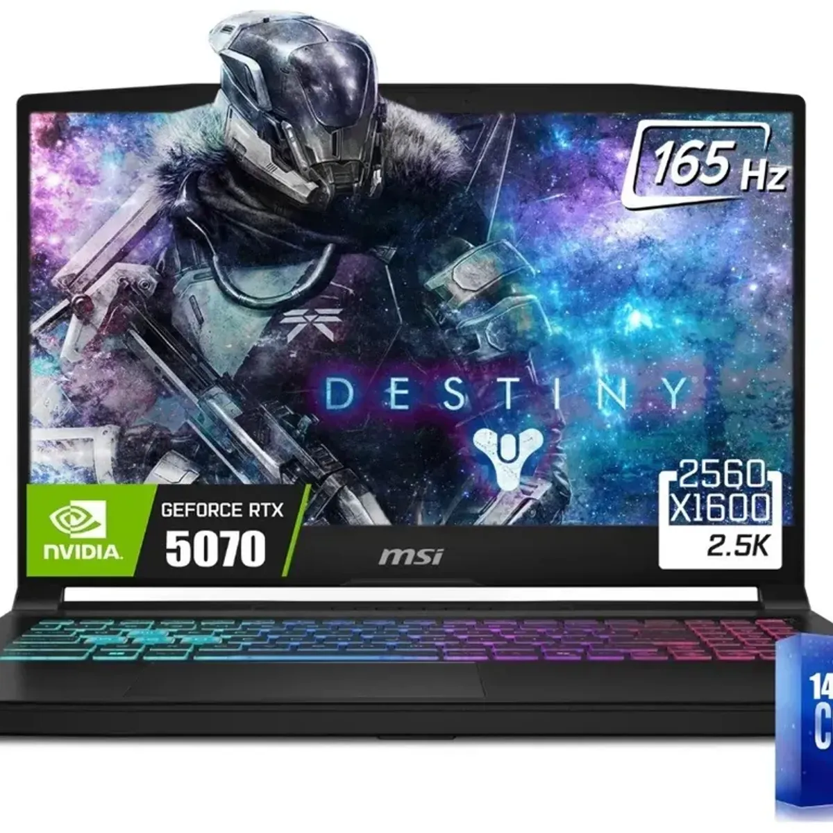 Msi - Notebook Gamer MSI Katana 15 HX B14W  i7-14650HX 16 GB 1 TB SSD RTX 5070 QHD 165Hz 15.6 Win11 Home.