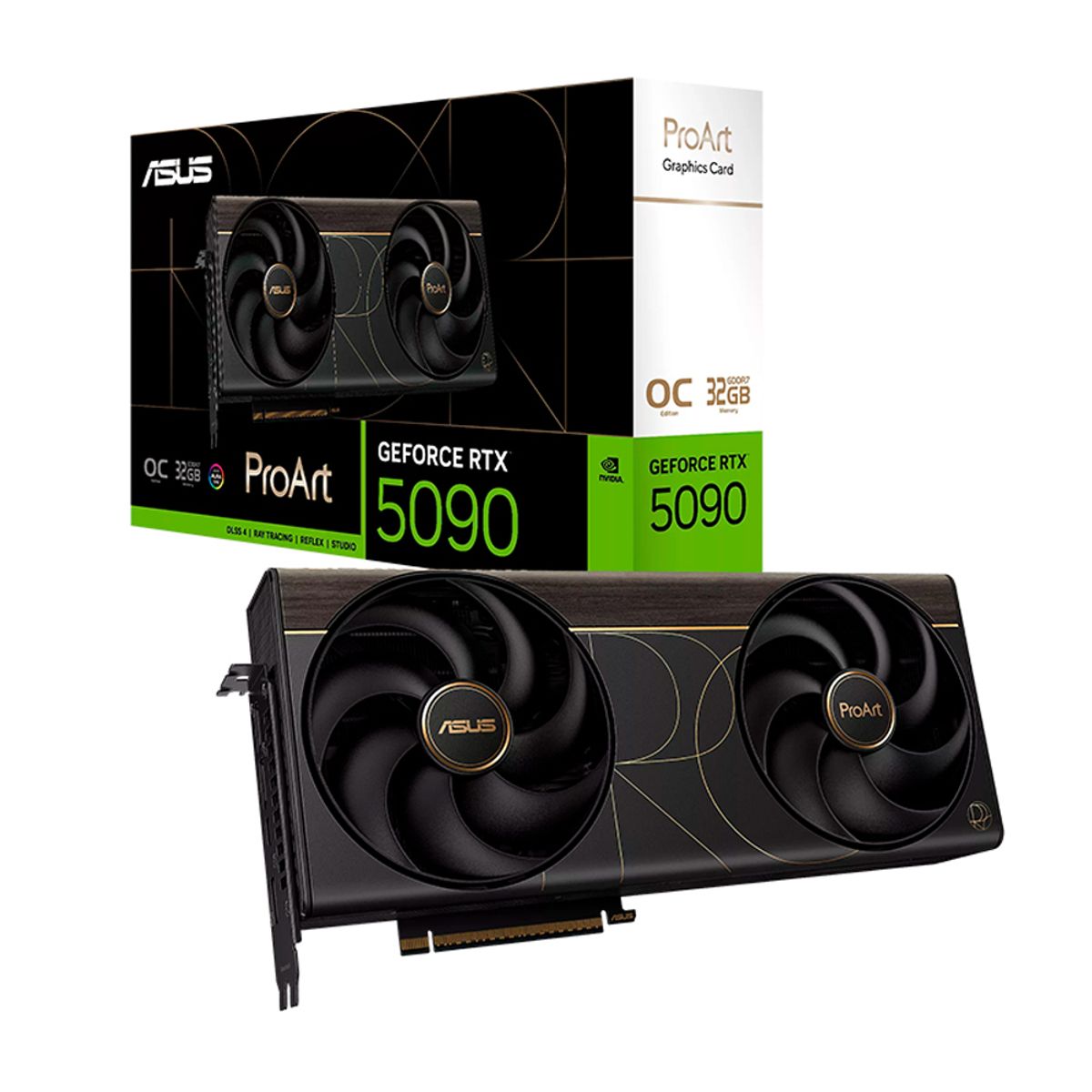 ASUS - Tarjeta De Video Asus Proart Geforce Rtx 5090 Oc Edition 32Gb Gddr7 Pcie Gen 5.0