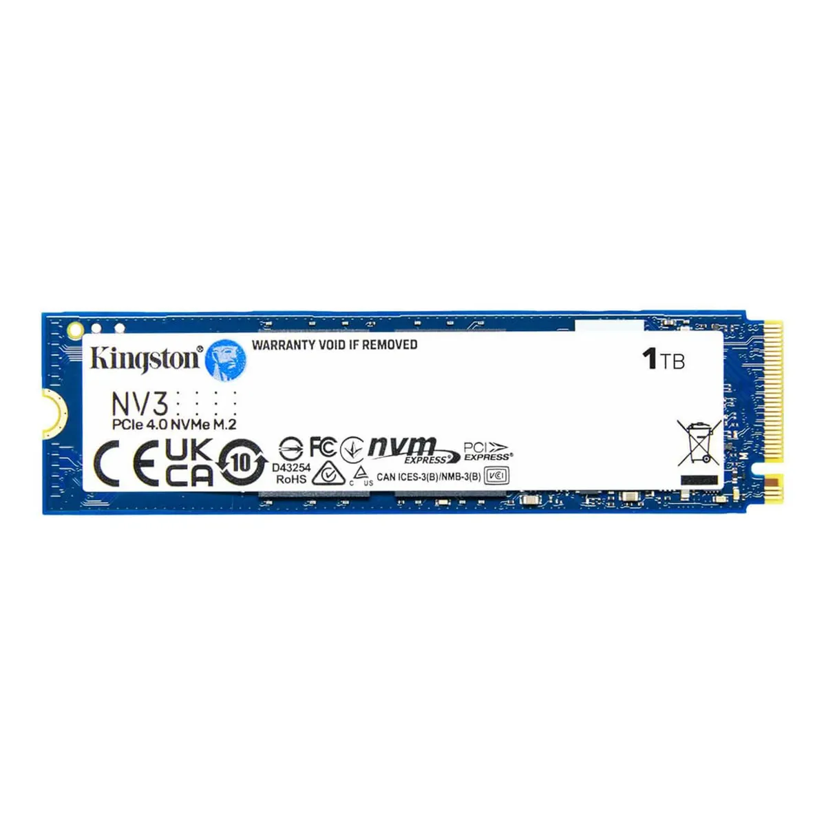 KINGSTON - SSD Kingston NV3 1TB M.2 PCIe 4.0 NVMe SSD