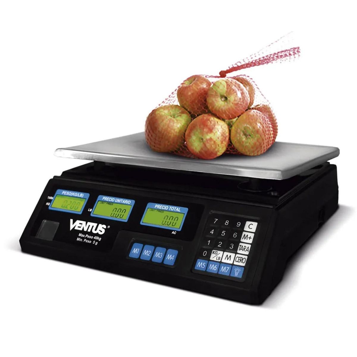 Ventus - Balanza de mesa electrónica Ventus máx. 40 kg, digital