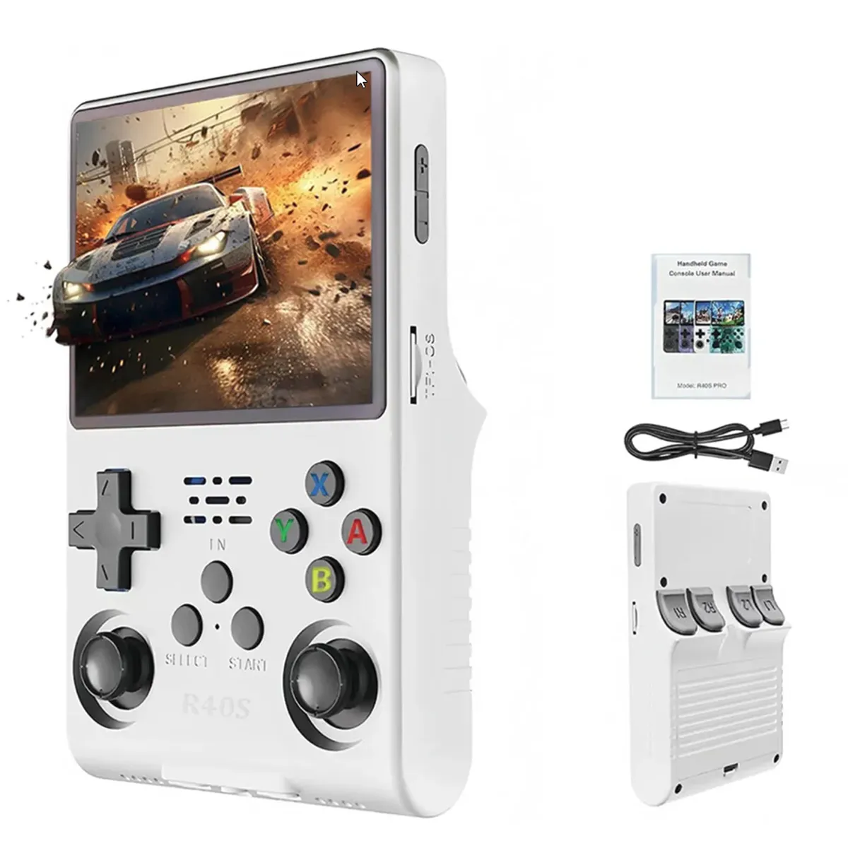 Consola Retro R36s 2026 de 64GB ArkOS ORIGINAL Blanco, marca GENERICO - Foto Principal