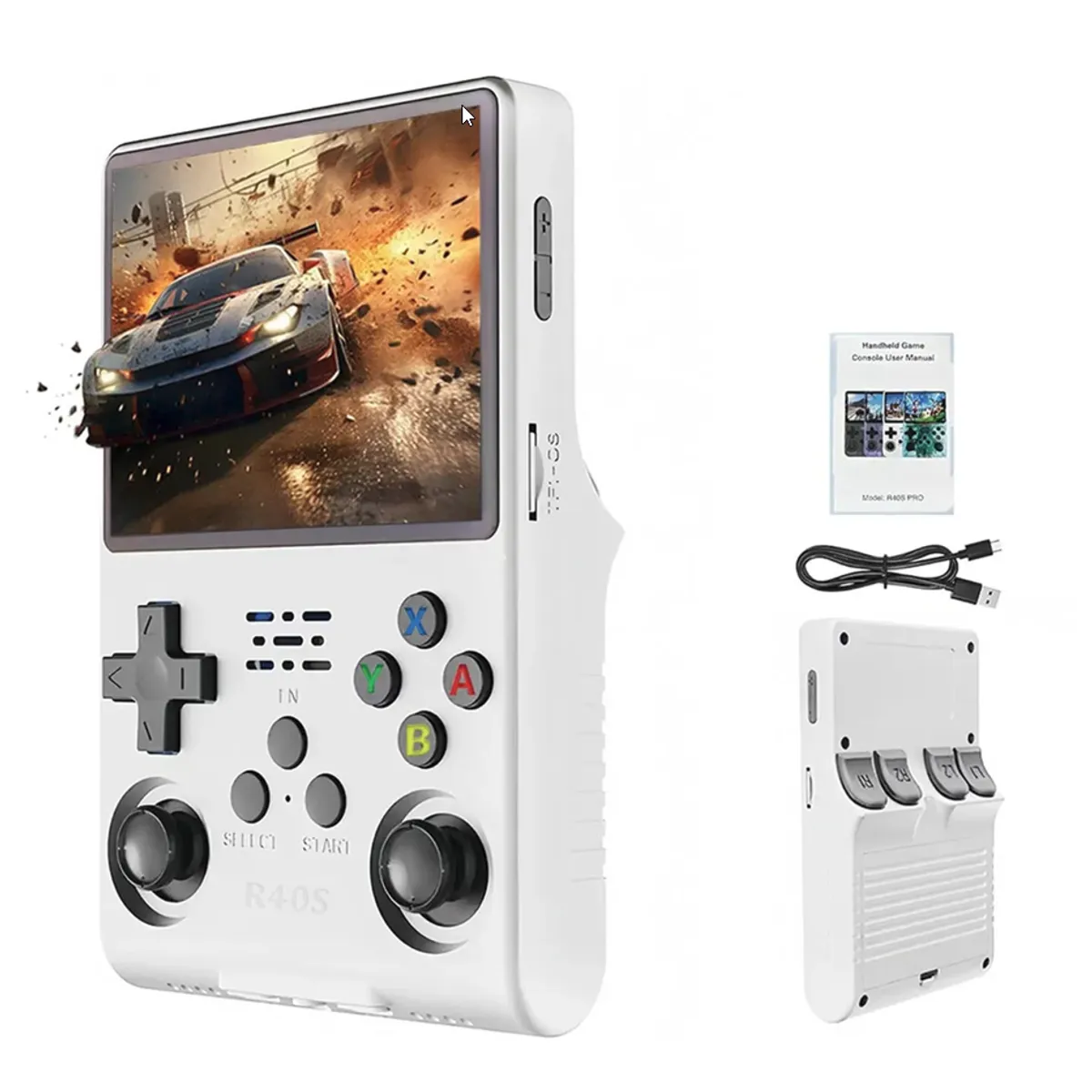 Consola Retro R36s 2026 de 64GB ArkOS ORIGINAL Blanco, marca GENERICO - Foto Principal
