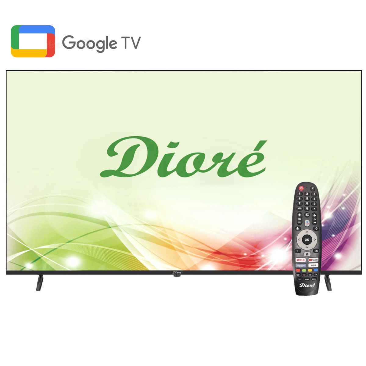 DIORE - TELEVISOR SMART DE 65 4K CON CONTROL DE VOZ