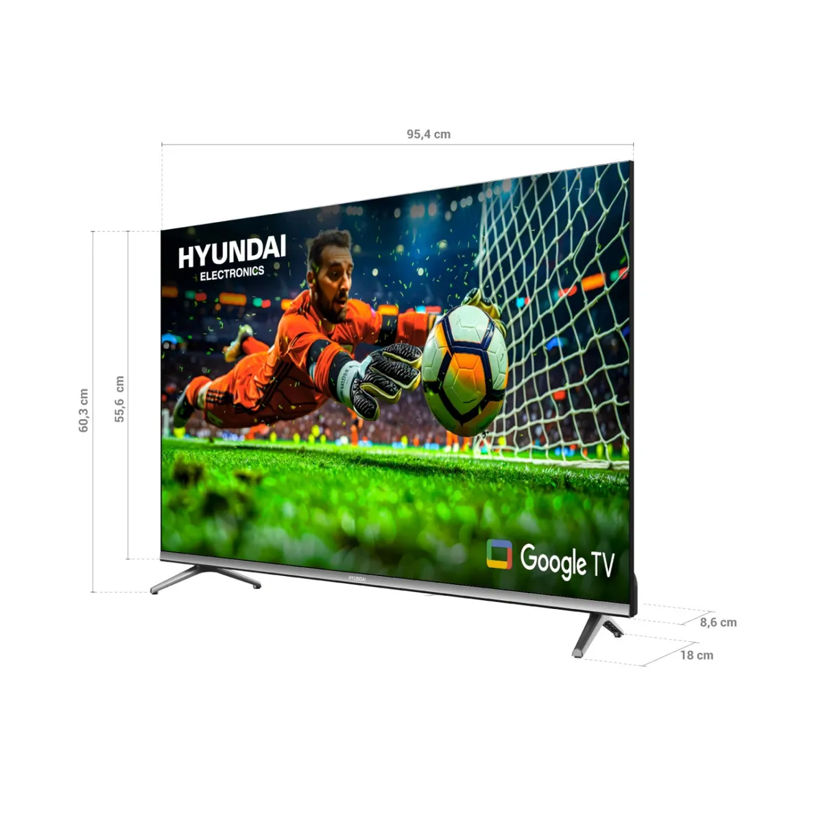 HYUNDAI - TELEVISOR QLED 43 HYLED4326QG HYUNDAI