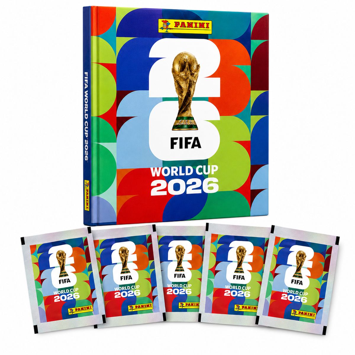 PACK DE 5 FIGURITAS Y UN PASTA DURA COLECCIONABLE MUNDIAL DE FUTBOL 2026, marca GENERICO - Foto Principal