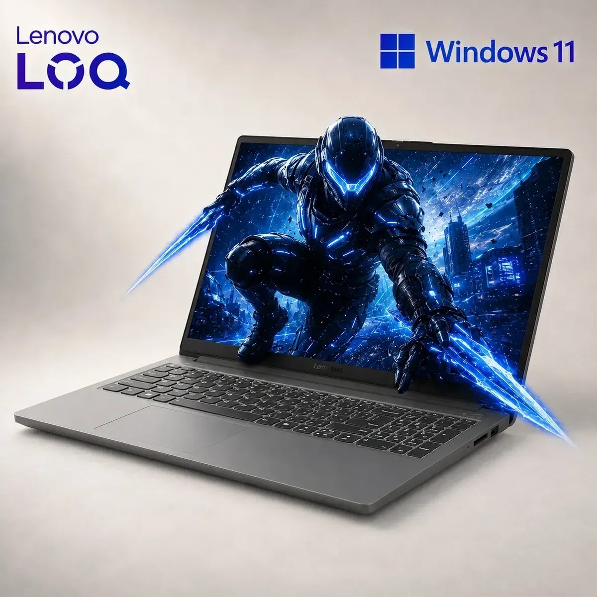 LENOVO - Laptop Lenovo LOQ Essential 15ARP10E AMD Ryzen 7 7735HS 16GB RAM 512GB  RTX 3050-6GB 15.6"  83S00049LM