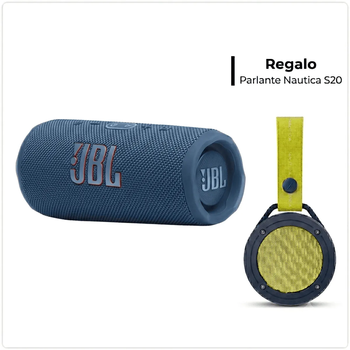 JBL - JBL Flip 7 AzulParlante Bluetooth Portátil Resistente al Agua IP68