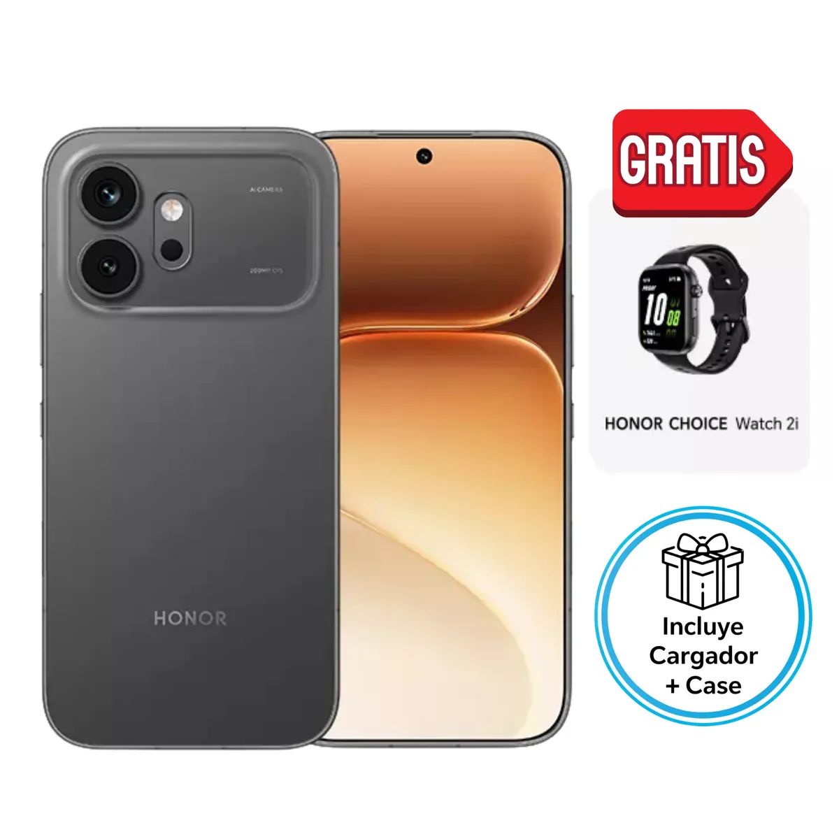 HONOR - HONOR 600 5G 8GBRAM  256GB NUEVO LIBRE - NEGRO