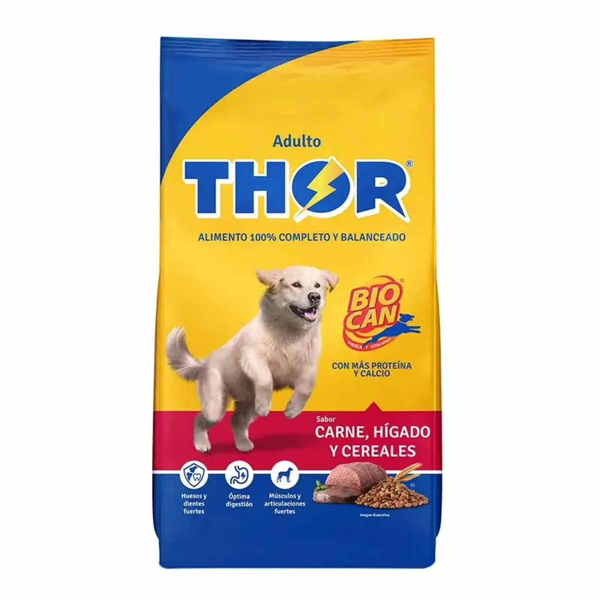 Thor Sabor Carne, Hígado Cereales Todas las Razas Adultos 15kg, marca THOR - Foto Principal