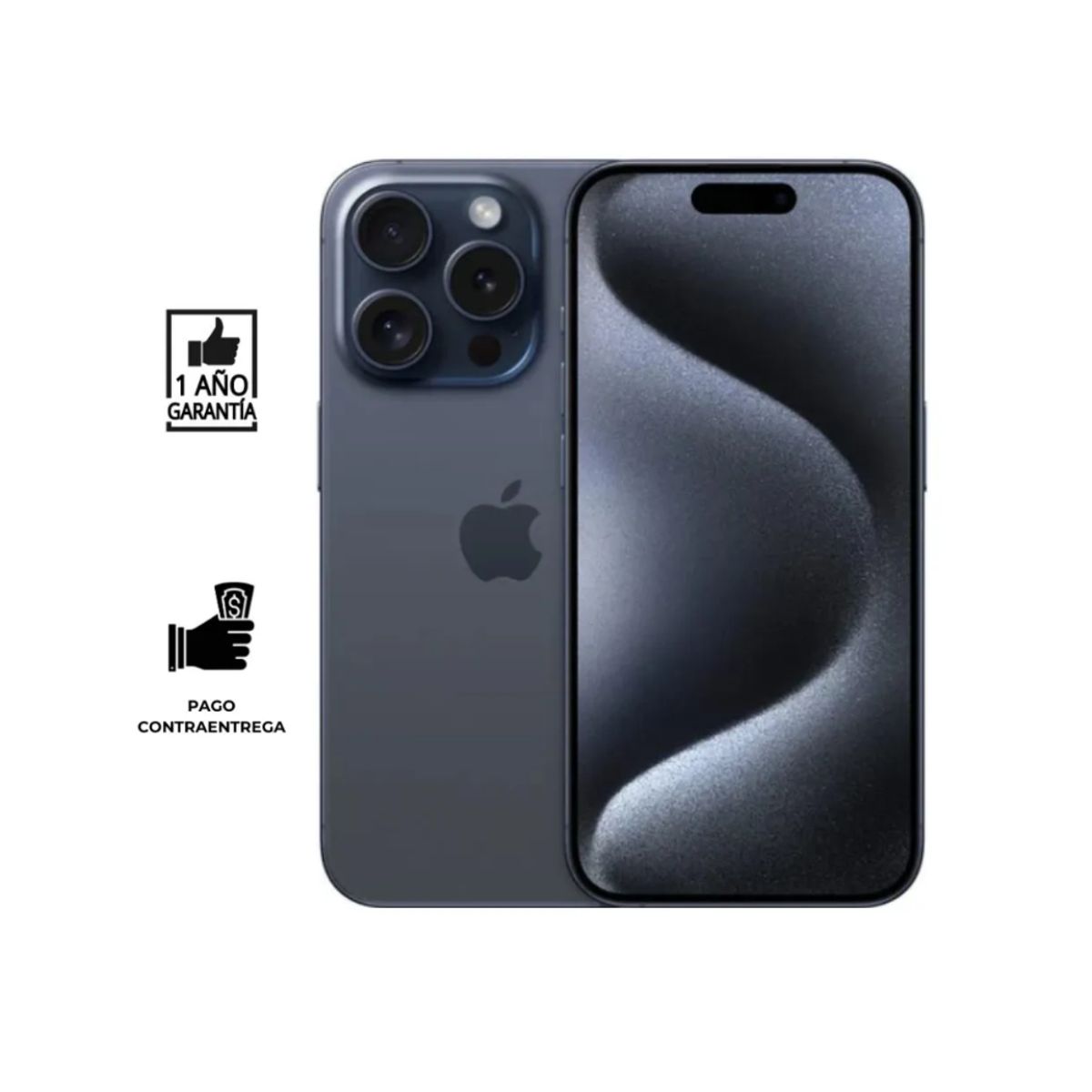 iPhone 15 Pro Reacondicionado (ESIM) 256gb I Grado B I color: Azul, marca APPLE - Foto Principal