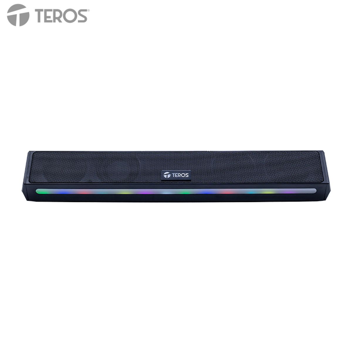 Teros - Barra de sonido portátil inalámbrico TEROS VIBE 6054, BT 6, 20W, USB-C, Iluminación LED