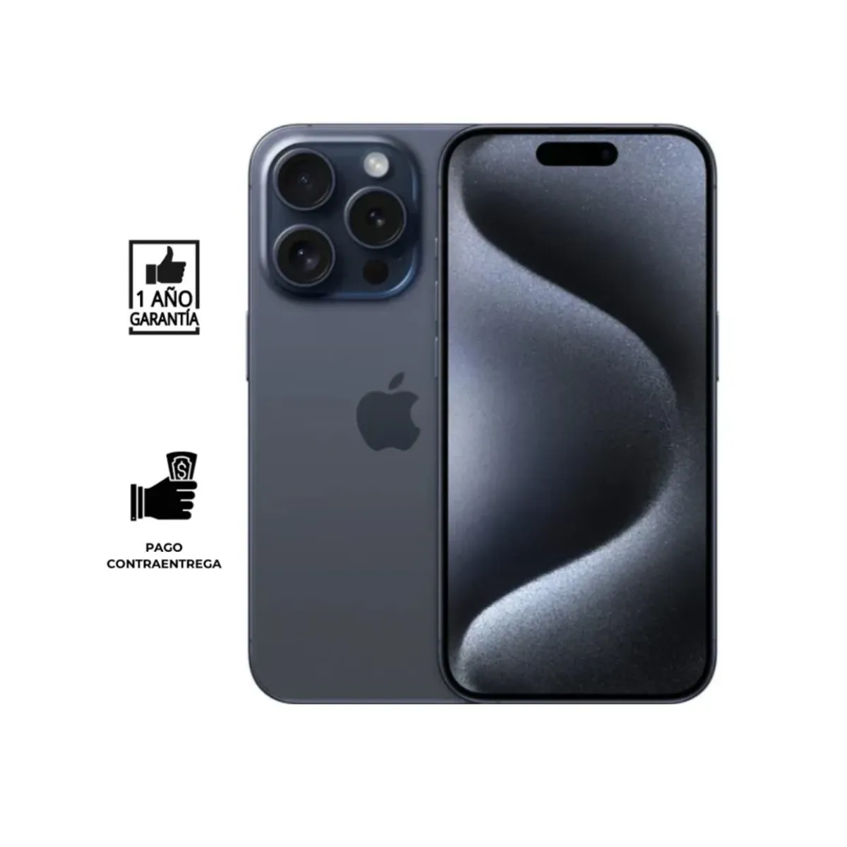 APPLE - iPhone 15 Pro Max Reacondicionado (ESIM) 512gb I Grado B I color: Azul