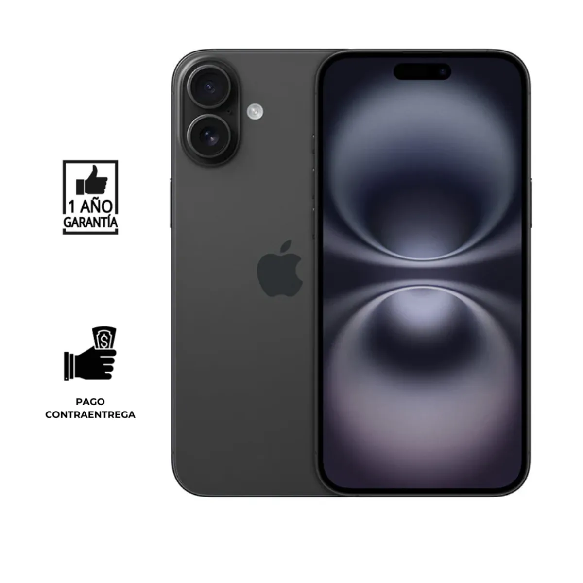 REACONDICIONADO iPhone 16 Plus 128gb I Grado B I color Negro, marca APPLE - Foto Principal