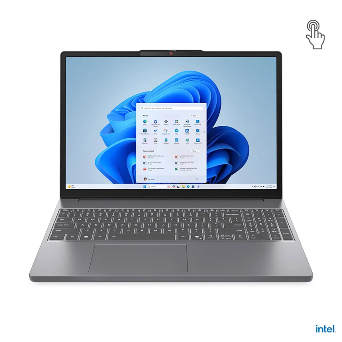 LENOVO - Notebook Lenovo IdeaPad Slim 3 15.3" WUXGA IPS Touch Core i5-13420H 4.6GHz, 16GB DDR5, 512GB SSD