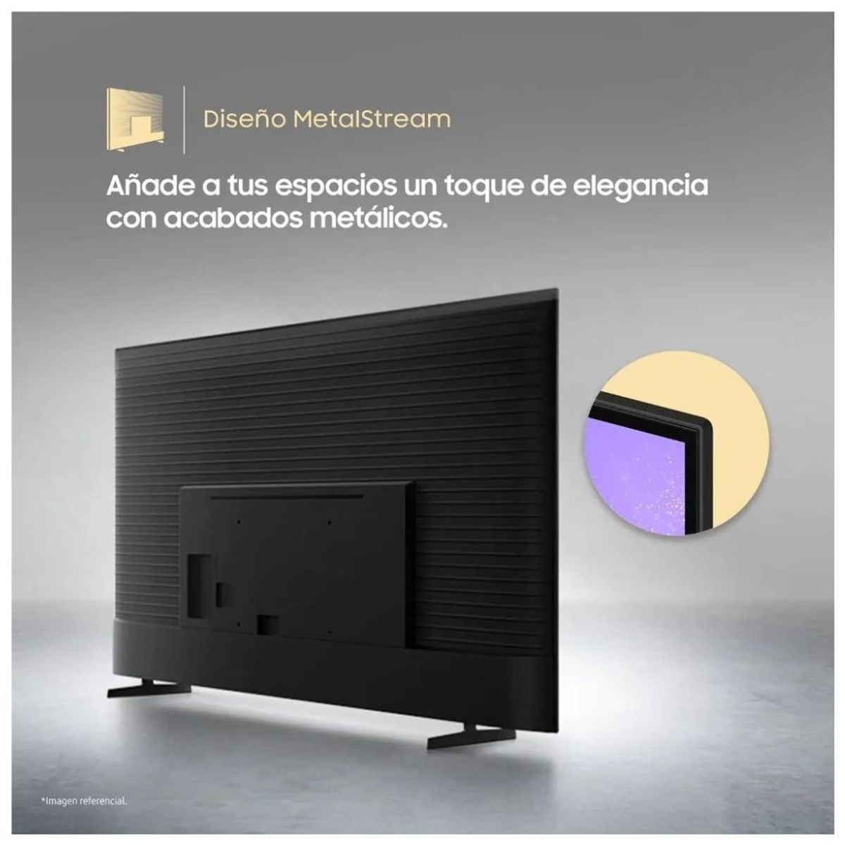 SAMSUNG - Televisor Samsung 50 Crystal UHD UN50U8000FGXPE Smart TV Modelo 2025 - Negro