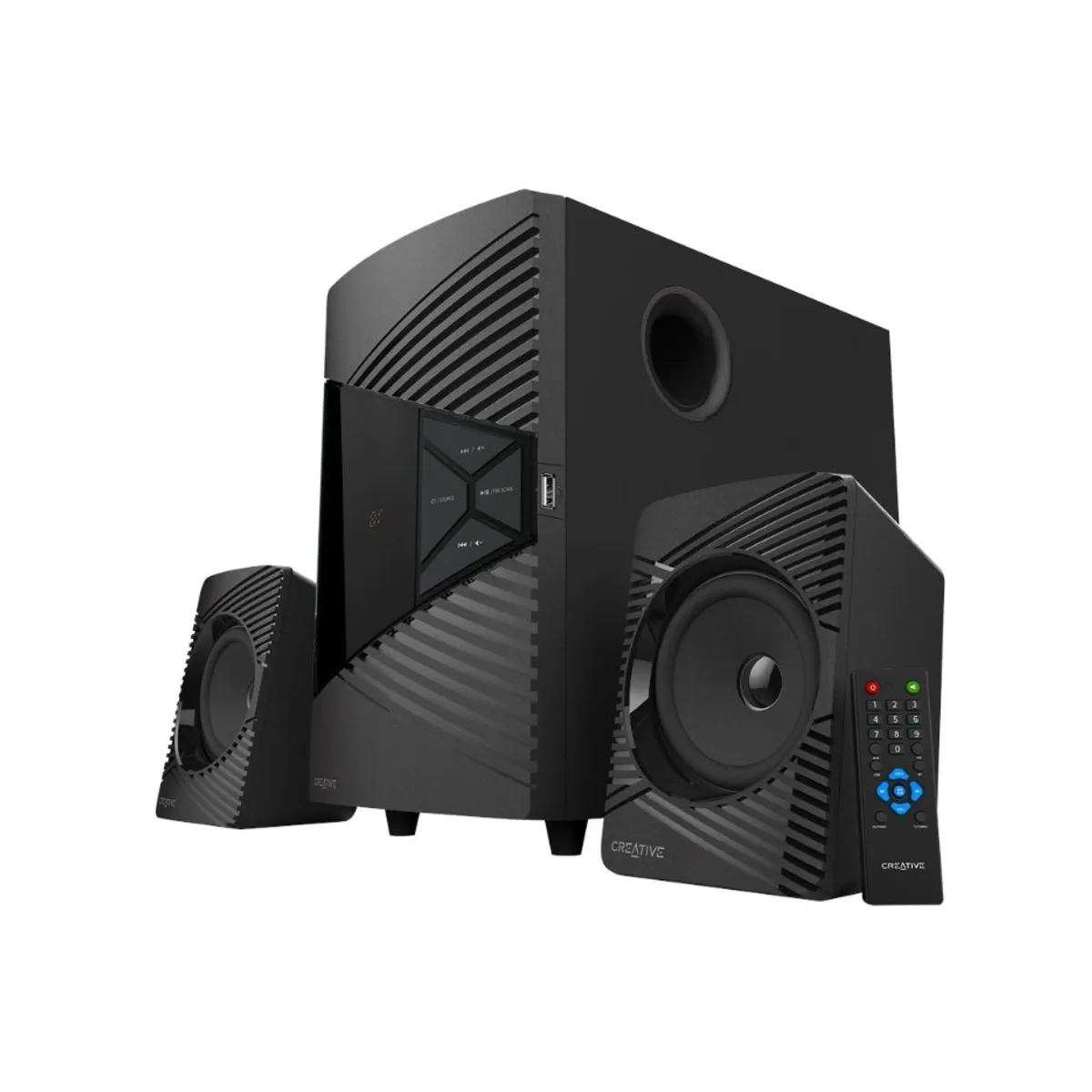 Parlante Creative SBS E2500 2.1 60W USB, 3.5 mm Black, marca CREATIVE - Foto Principal