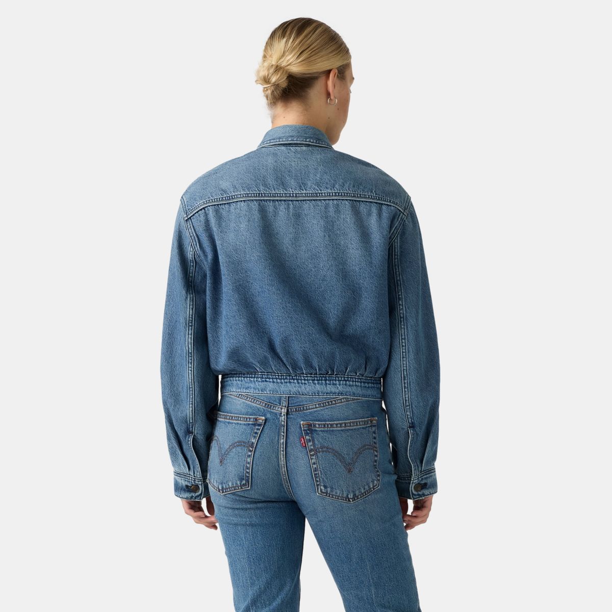 LEVIS - Casaca Mujer Dani Western Harrington Azul Levis