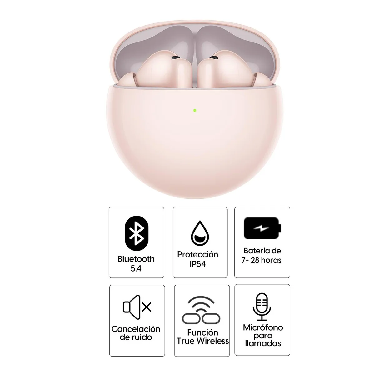 HUAWEI - Audífonos bluetooth Huawei FreeBuds 7i IP54 35h anc rosado
