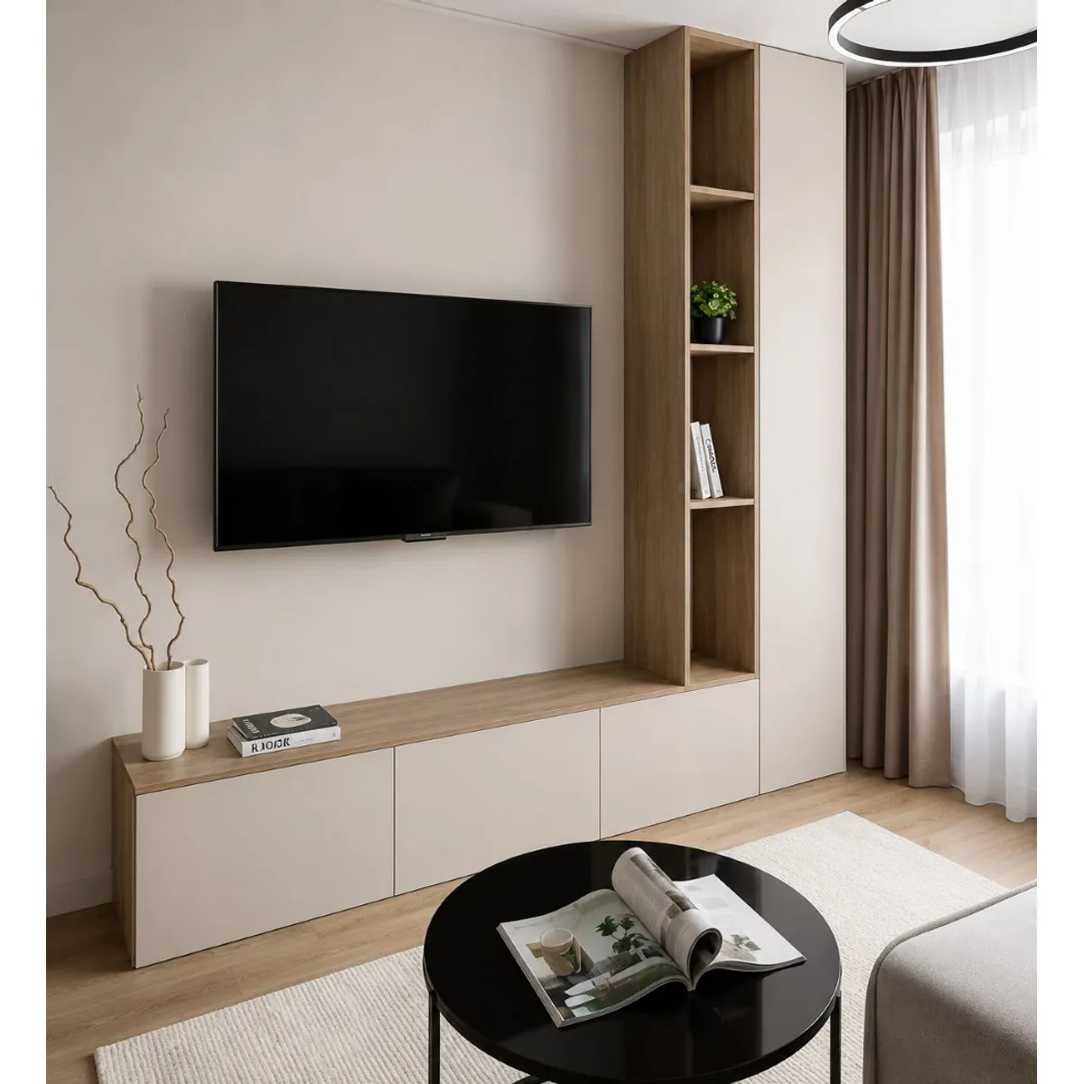 Centro de Entretenimiento Yusgo - Beige, marca GENERICO - Foto Principal